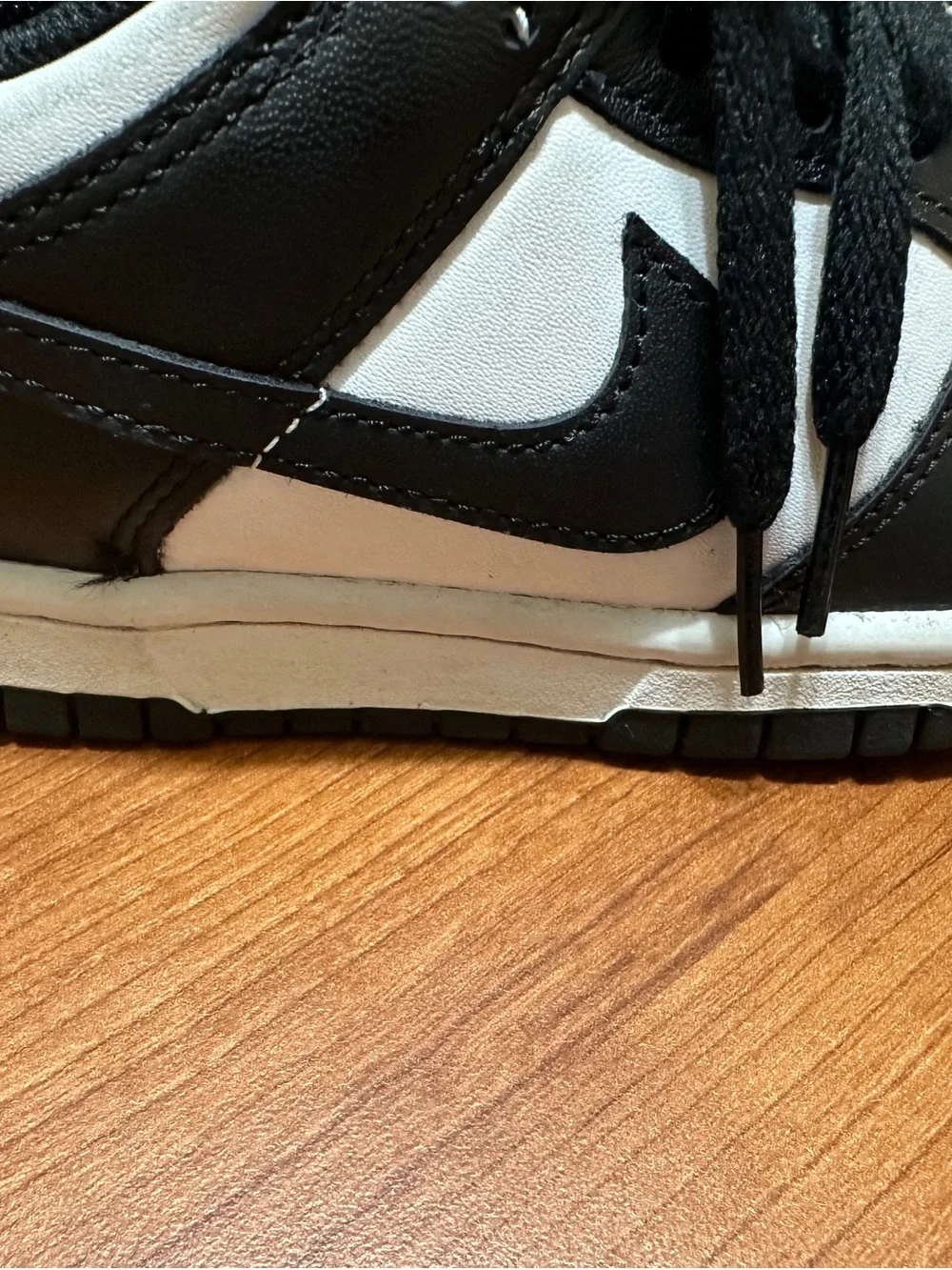 Nike Black & White Low-Top Court Sneaker